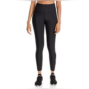 Aqua Athletic High Rise Ankle Leggings / Stylish Black XS